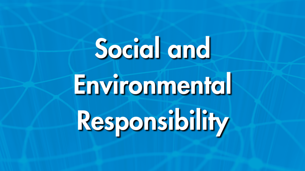 How much does each generation care about social and environmental responsibility.